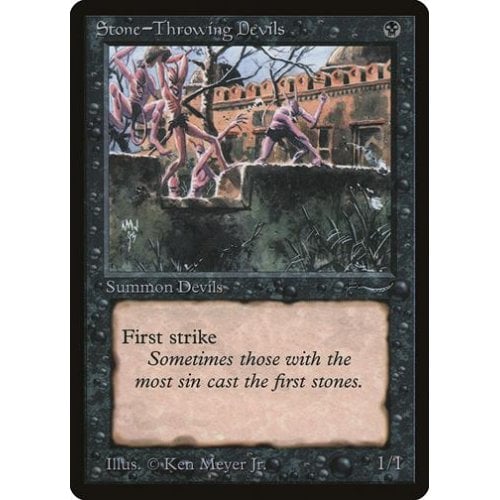 Stone-Throwing Devils (dark) | Magic Madhouse