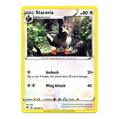 Darkness Ablaze 146/189 Staravia | Magic Madhouse Darkness Ablaze 146/189 Staravia | Magic Madhouse