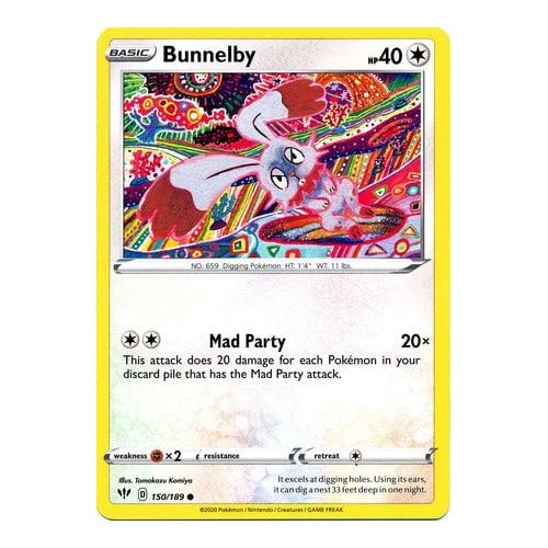 Darkness Ablaze 150/189 Bunnelby | Magic Madhouse Darkness Ablaze 150/189 Bunnelby | Magic Madhouse