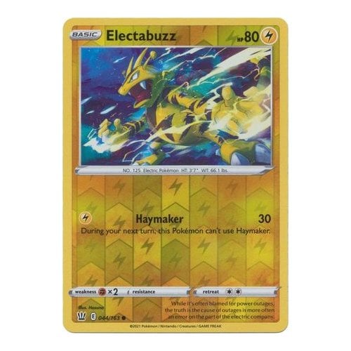 Battle Styles 044/163 Electabuzz (Reverse Holo) | Magic Madhouse