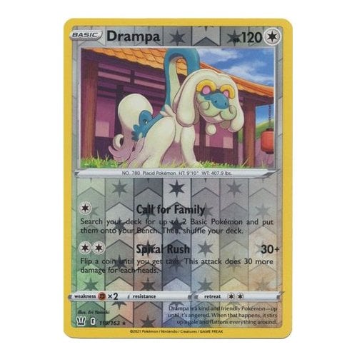 Battle Styles 119/163 Drampa (Reverse Holo) | Magic Madhouse