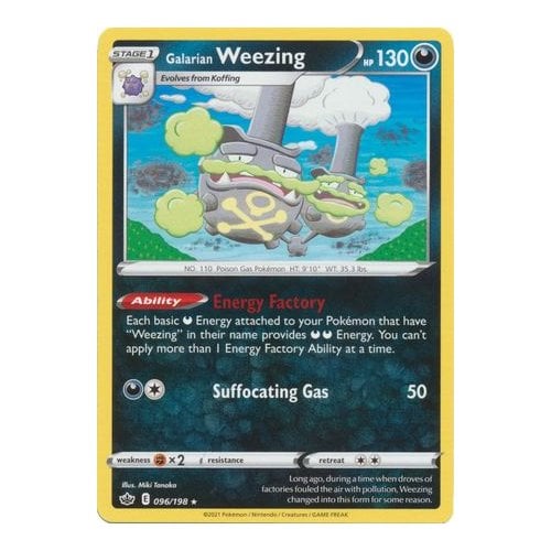 Chilling Reign 096/198 Galarian Weezing | Magic Madhouse Chilling Reign 096/198 Galarian Weezing | Magic Madhouse