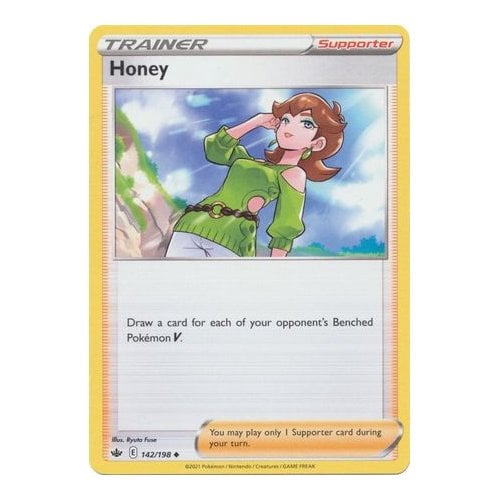 honey trainer pokemon card value 192/198 Ultra Rare (SWSH Chilling Reign) + 1x TitanCards Toploader Toys & Games Draw a card for each of your opponents Benched Pokemon V. Top 10 Most Valuable Pokmon