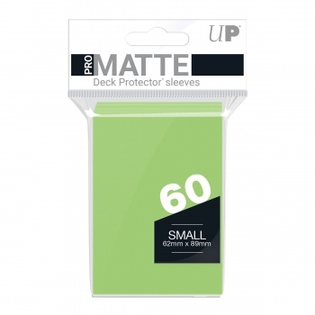Pro-Matte Lime Green Small Deck Protector Sleeves 60ct