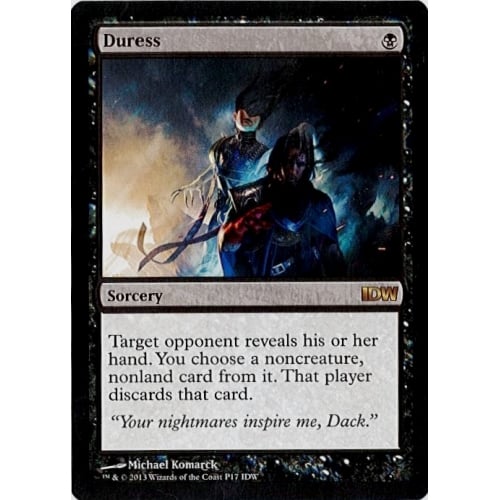idw mtg cards Arrest [IDW Comics 2012] then discard two cards Duress (IDW Comics Promo) |