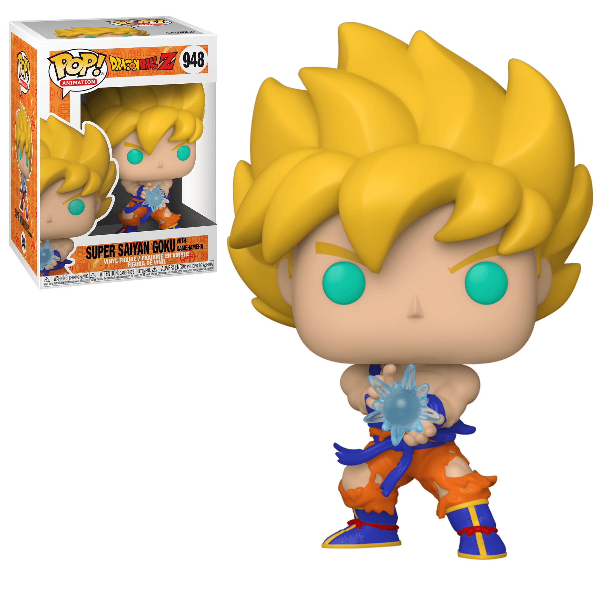 Funko POP Figure Animation Dragon Ball Z SS Goku with Kamehameha (GW)  Exclusive