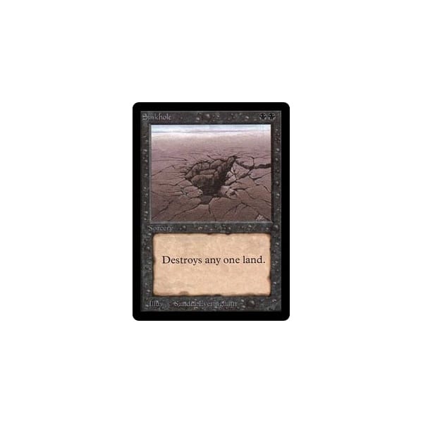 Beta Edition] MTG : Sinkhole 英語版 黒枠 Sinkhole | Beta among