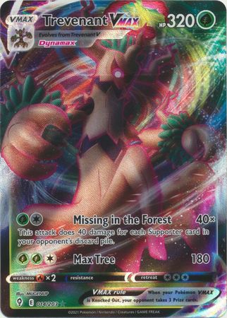 Evolving Skies 014/203 Trevenant VMAX (Full Art) | Magic Madhouse