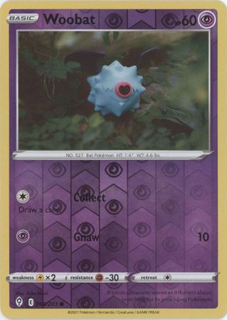 Evolving Skies 068/203 Woobat (Reverse Holo) | Magic Madhouse