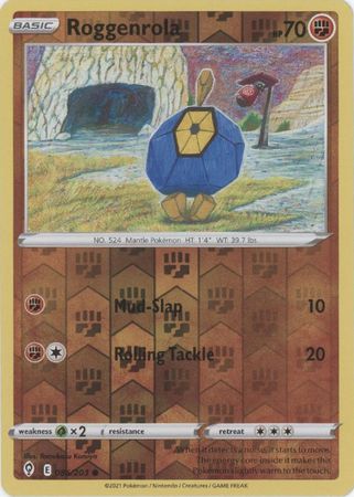 roggenrola pokemon card - Black & White - Emerging Powers Weakness Grass 2 Resistance None None Retreat Cost Roggenrola - Erebus