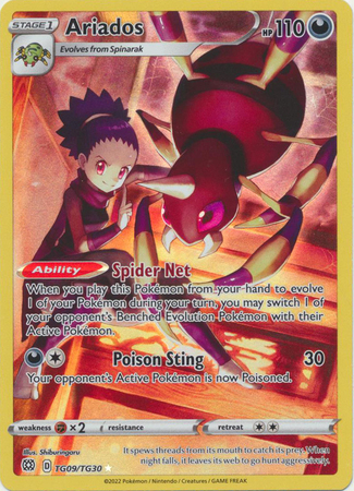 Brilliant Stars TG09/TG30 Ariados (Full Art) | Magic Madhouse