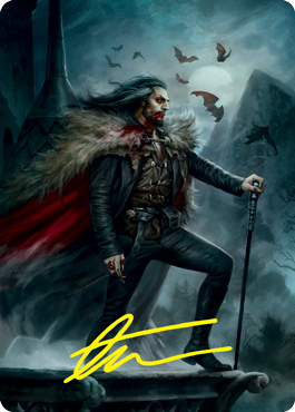 Dracula, Blood Immortal (#71) Art Card (Gold Signature) | Magic Madhouse Dracula, Blood Immortal (#71) Art Card (Gold Signature) | Magic Madhouse