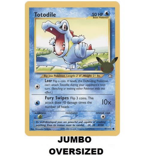 JUMBO Celebrations First Partners Gen 2 81/111 Totodile | Magic Madhouse