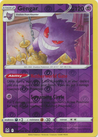 gengar holo pokemon card Gengar Pokemon Card Credit Card Skin  Anime Town Creations