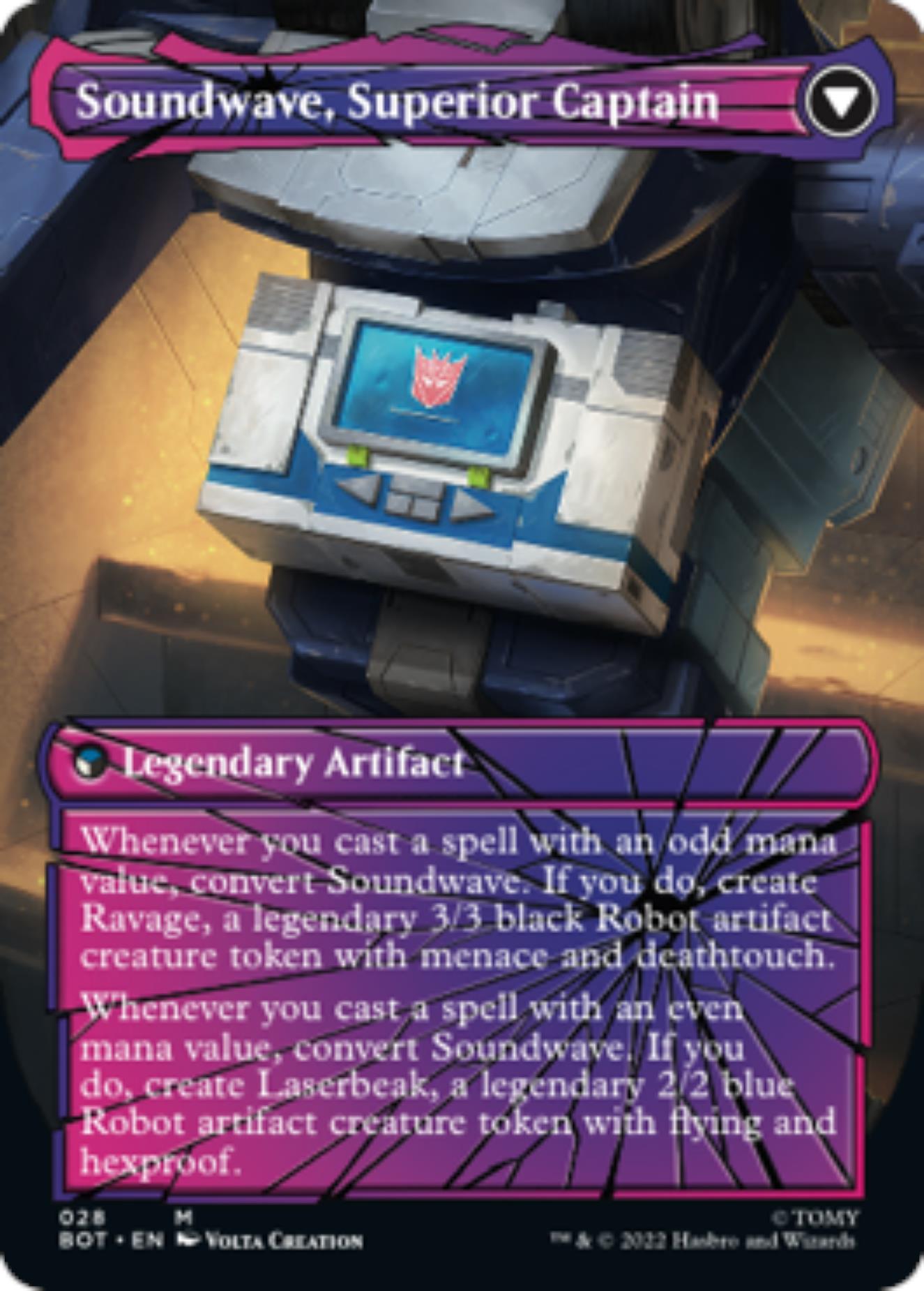 Soundwave, Sonic Spy // Soundwave, Superior Captain (Shattered