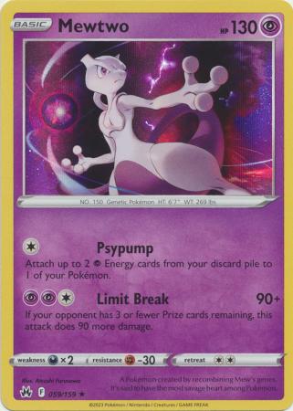Crown Zenith 059/159 Mewtwo (Holo) | Magic Madhouse