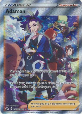 adaman pokemon card crown zenith GG57/70 Trainer Form Pokmon TCG - Adaman GG57/GG70