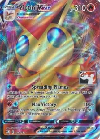 Battle Styles 022/163 Victini VMAX (Prize Pack League Promo) | Magic Madhouse Battle Styles 022/163 Victini VMAX (Prize Pack League Promo) | Magic Madhouse