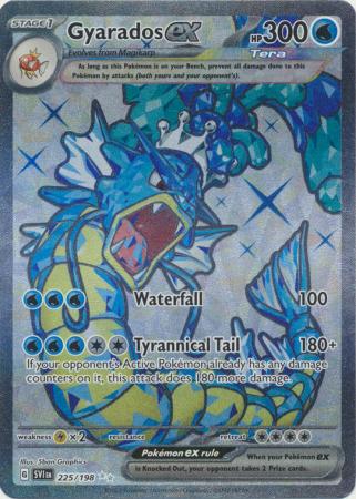 gyarados ex pokemon card price Gyarados EX Ultra Rare #045/198 2023 Scarlet & Violet Pokémon TCG main image 0
