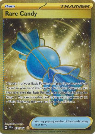 Scarlet & Violet (Base Set) 256/198 Rare Candy (Secret Rare)