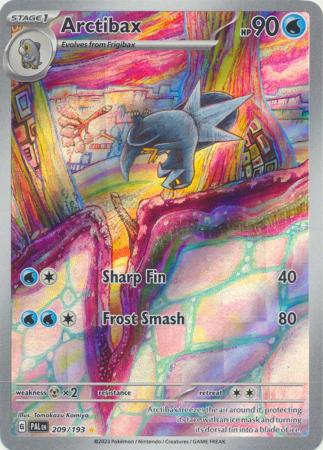 arctibax pokemon card value - 064 (Cosmos Holo) 64 [Water] Pokemon Trading Card Game SV2P