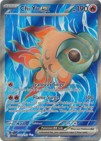 chi yu pokemon card price - Chi-Yu 259/193 - Paldea Evolved - Special Illustration Rare Fire Flame Surge (100) Choose up to 3 of your Benched Pokemon Chi-Yu ex Special Art Rare