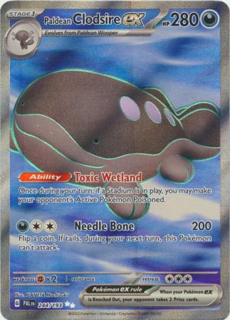 SV Paldea Evolved 244/193 Paldean Clodsire ex (Full Art) | Magic Madhouse SV Paldea Evolved 244/193 Paldean Clodsire ex (Full Art) | Magic Madhouse