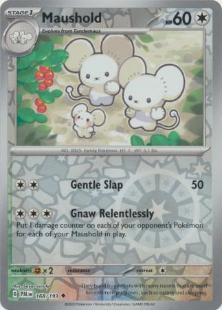 SV Paldea Evolved 168/193 Maushold (Reverse Holo) | Magic Madhouse