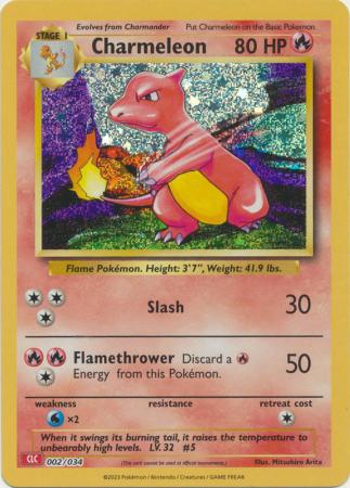 Charmeleon 002/032 CLL Pokemon Card Game Classic Charizard & Ho-Oh Ex Deck | UK - Foto 9