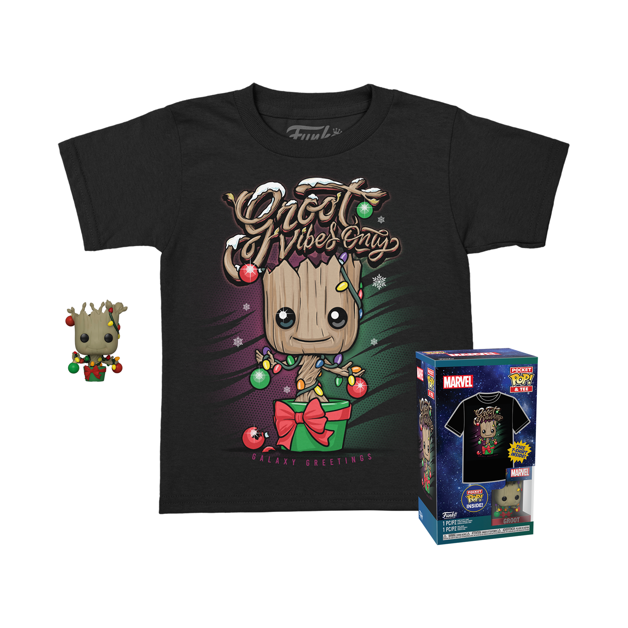 Funko POP Marvel: Holiday - Groot w/ Lights & Ornaments 