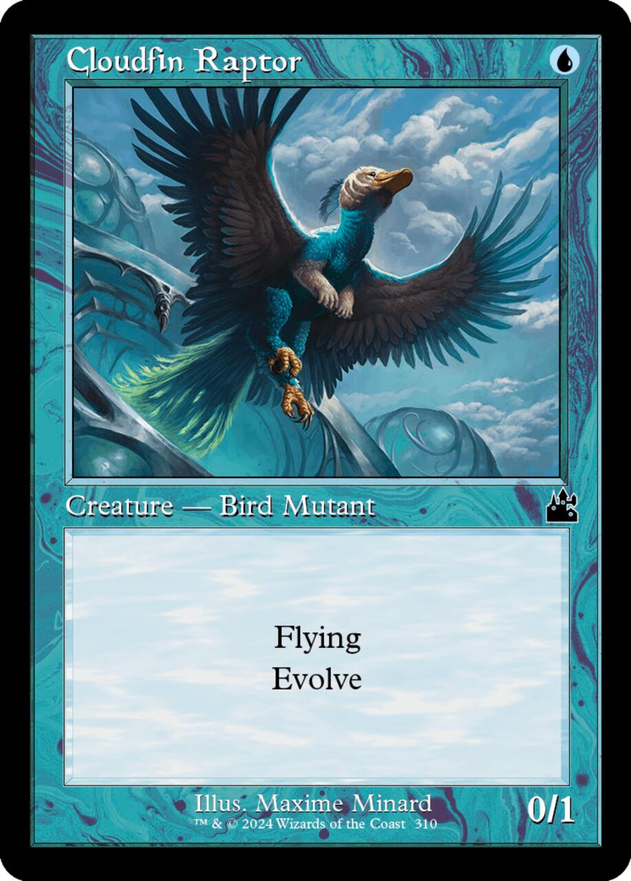Cloudfin Raptor (Retro Frame) (Foil) | Magic Madhouse
