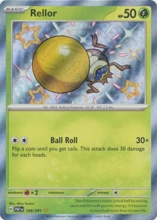 rellor pokemon card - 013/191 - Surging Sparks Shiny Rare Rellor (#108) card from the Paldean Fates expansion in Pokemon TCG. Rellor - 025/193 - SV02: