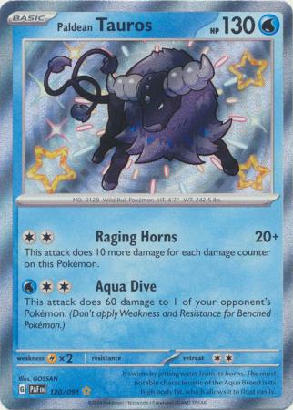 paldean tauros pokemon card value Paldean Tauros SV1A 084/073 AR