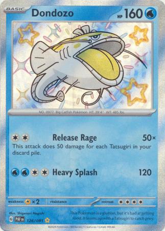 dondozo shiny pokemon card Shiny Dondozo S 231/190 SV4a Shiny Treasure ex - Pokemon Card Japanese