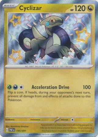 SV Paldean Fates 195/091 Cyclizar (Holo Shiny) | Magic Madhouse
