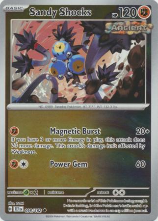 SV Temporal Forces 098/162 Sandy Shocks (Reverse Holo) | Magic Madhouse