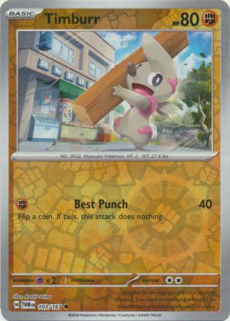 pokemon timburr card Cards & Artwork this attack does nothing 40 Pokemon TCG - s5R -