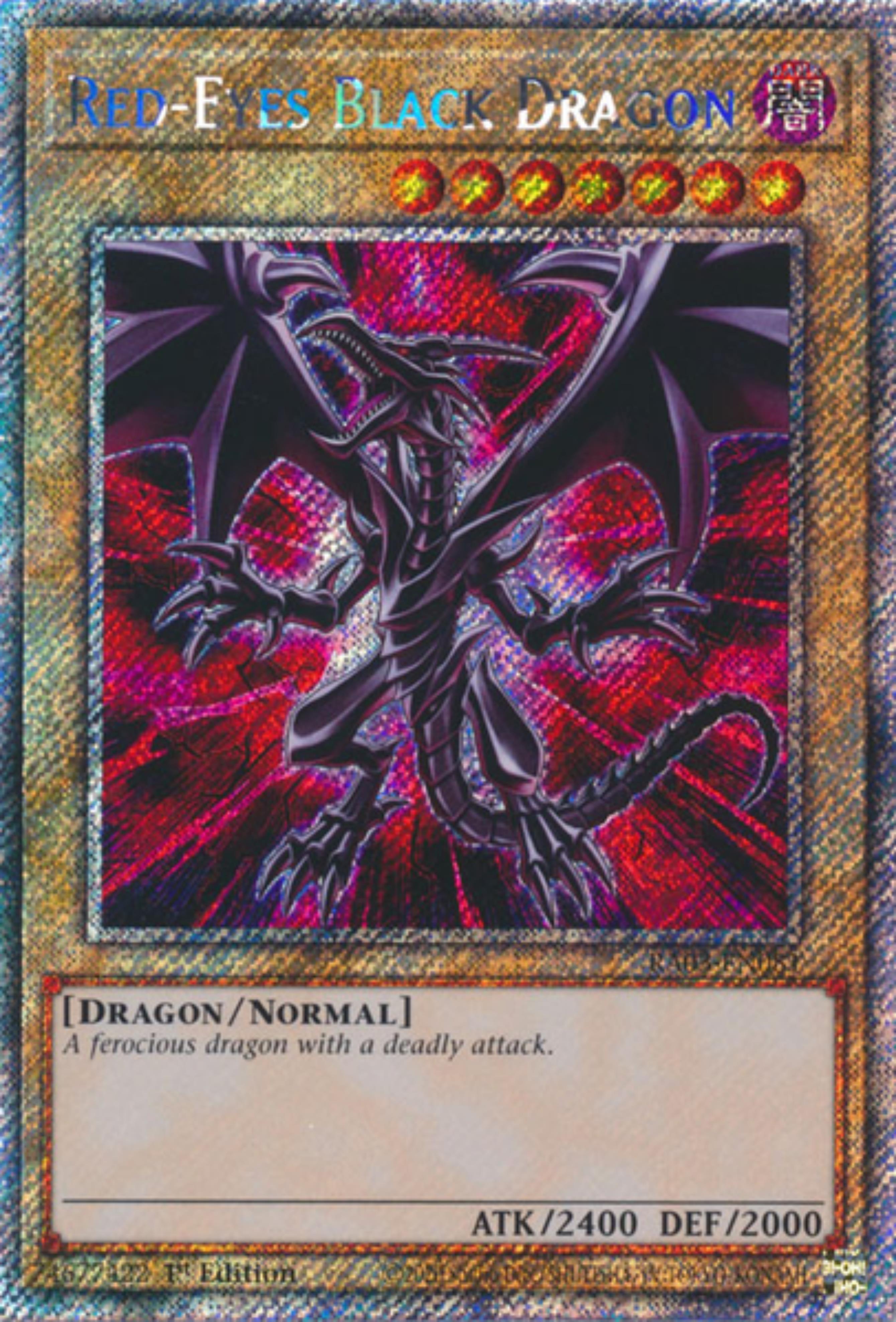 RA03-EN081 Red-Eyes Black Dragon (Platinum Secret Rare) | Magic