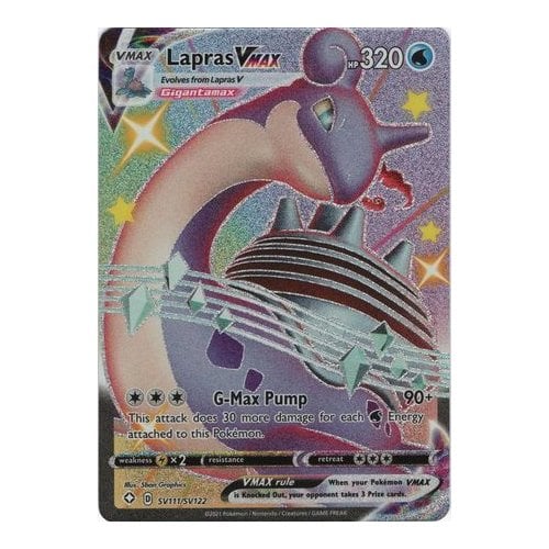 Shining Fates SV111/SV122 Lapras VMAX (Full Art Shiny) | Magic Madhouse