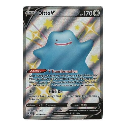 ditto v pokemon card Amazon.com: Pokemon TCG Scarlet & Violet 10.5 White Flare Elite Trainer Box  : Toys & Games