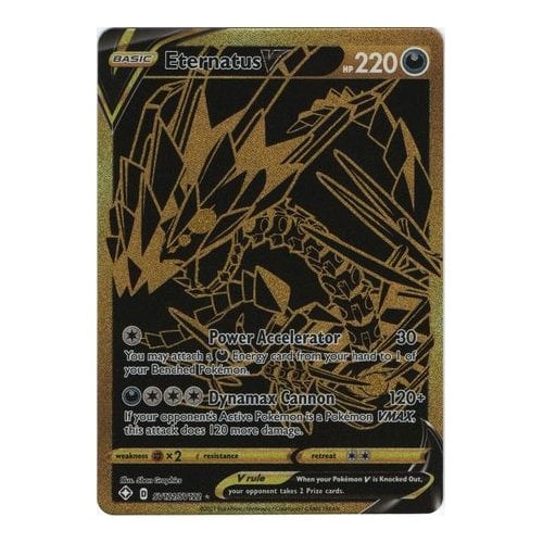 Shining Fates SV121/SV122 Eternatus V (Secret Rare) | Magic Madhouse