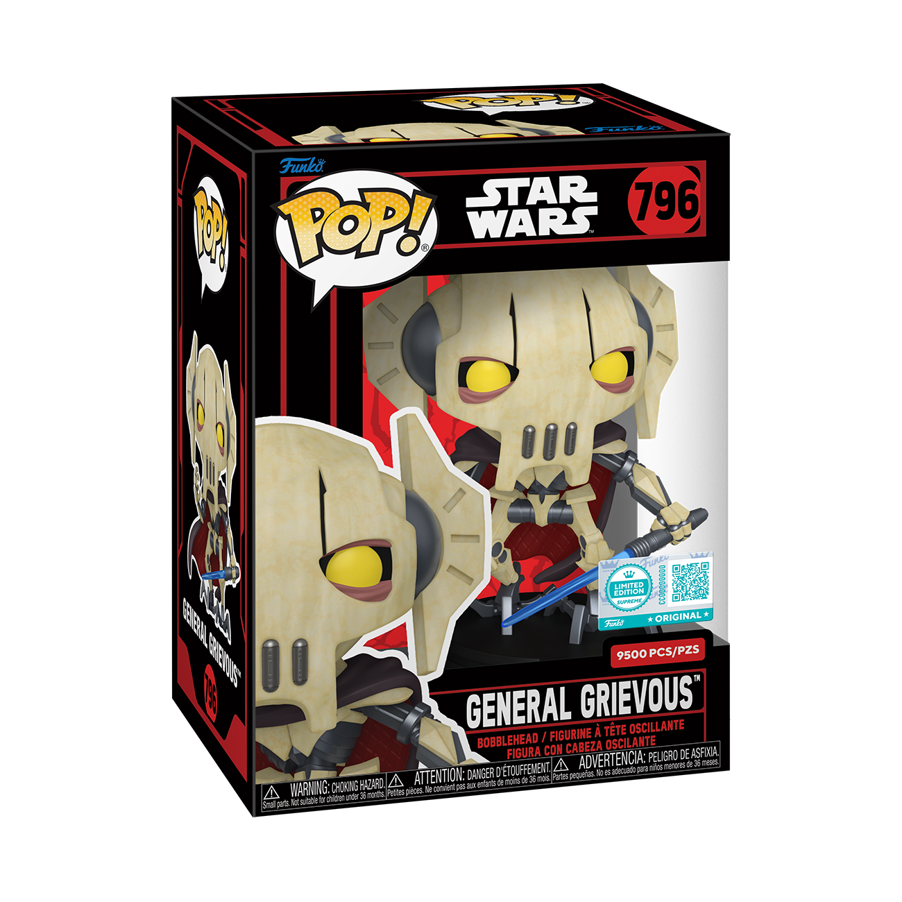 POP! Supreme Limited Edition - Star Wars: Clone Wars #796 General