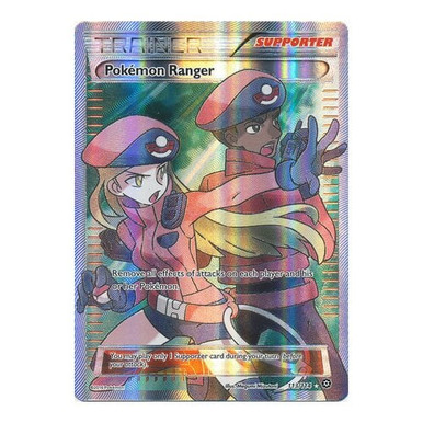 pokemon ranger card Pokemon Ranger 113/114 XY Steam Siege Set Pokemon TCG Card In Protecti –  The Game Experts main image 0