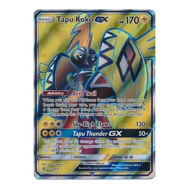 Guardians Rising Pokémon cards for sale: Tapu Koko Gx, Alolan