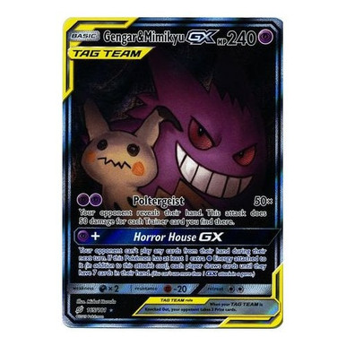 SM Team Up 165/181 Gengar & Mimikyu GX (Tag Team Alternative Art