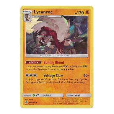 SM Cosmic Eclipse 124/236 Lycanroc (Holo) | Magic Madhouse