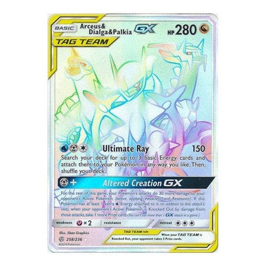 arceus pokemon card tag team 2022 28/365] & Dialga & Palkia GX : r/custommagic proof acrylic case and featuring a striking image of the captivating characters EDIT: The Arceus/Dialga/Palkia GX is