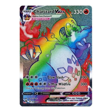 pokemon cards rainbow rare charizard Charizard & Reshiram GX 108/095 HR Full Art Mint – japanmaster main image 0