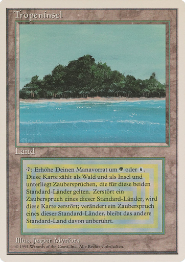 Tropical Island (Foreign White Border) (German) | Magic Madhouse