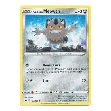 galarian meowth pokemon card value TCG: Shining Fates: Shiny Vault SV086/SV122 Board Games and accessories Galarian Meowth (Shining Fates)